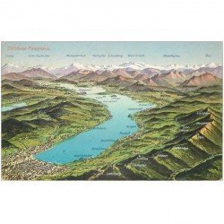 Suisse. ZURICH. Panorama 1919
