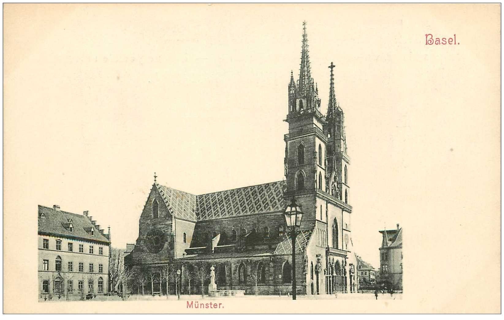 Suisse. BASEL BALE. Münster vers 1900