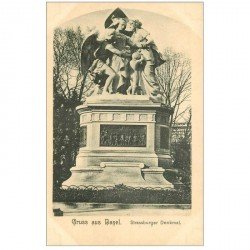 Suisse. BASEL BALE. Strassburger Denkmal vers 1900