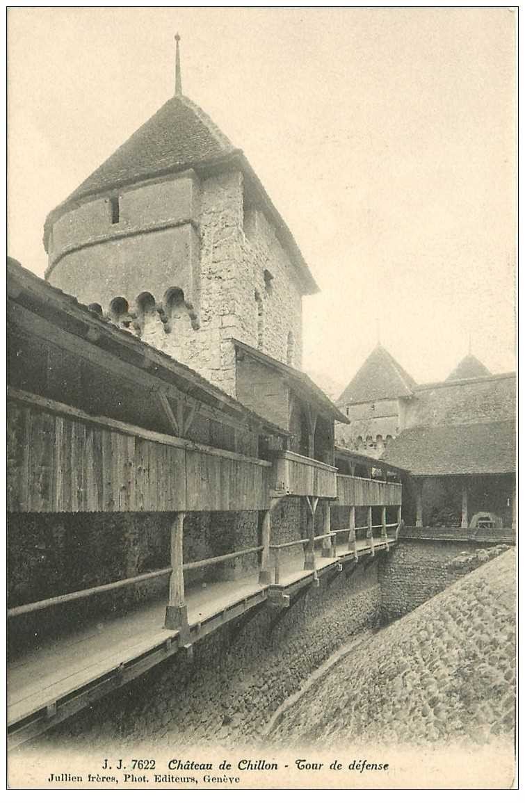 Suisse. CHILLON. Tour de défense