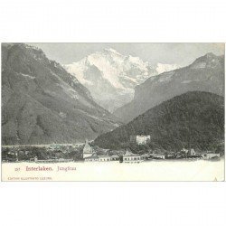 Suisse. INTERLAKEN. Jungfrau vers 1900
