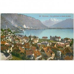 Suisse. MONTREUX. Vue générale et Dent du Midi 251