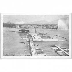 SUISSE. Genève. Jetée et Bains des Pâquis 1937