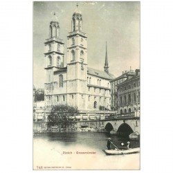 SUISSE. Zürich Grossmünster 1904