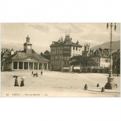 SUISSE. Vevey la Place du Marché