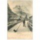 Suisse. ALPHORNBLASER. Un Joueur de Cor des Alpes géant 1906