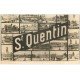 carte postale ancienne 02 SAINT-QUENTIN. Multivues