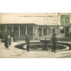 carte postale ancienne 14 DEAUVILLE. Les Nouveaux Bains l'Atrium 1924
