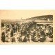 carte postale ancienne 14 DEAUVILLE. Le Bar du Soleil et les Planches 1936