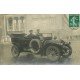 PARIS V. Superbe voiture ancienne et son Chauffeur Place du Panthéon. Photo carte postale ancienne