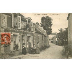 93 NOISY-LE-SEC. Epicerie Mercerie Marteau sur la Grande Rue 1914