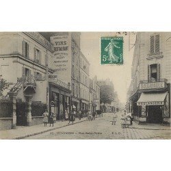 92 COLOMBES. Boulangerie et Restaurant de la Terrasse rue Saint-denis 1908