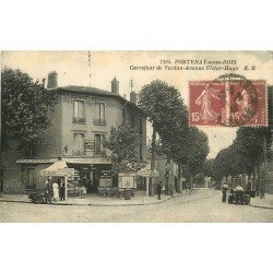 94 FONTENAY-SOUS-BOIS. Tabac Au Canon de Verdun Carrefour Verdun et Avenue Victor-Hugo 1922