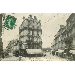 33 BORDEAUX. Tramway rue Judaïque et Allées Damour 1914