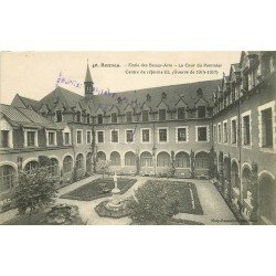 35 RENNES. Ecole des Beaux-Arts la Cour du Pommier Centre de Réforme Guerre 1914