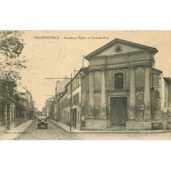 93 VILLEMOMBLE. Ancienne Eglise sur Grande-Rue 1923