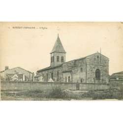 55 ROBERT ESPAGNE. L'Eglise 1918 et le Cimetière