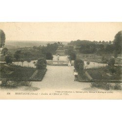 61 MORTAGNE. Jardin de l'Hôtel de Ville 1923