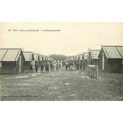 61 MORTAGNE. Les Baraquements du Camp d'instruction avec Militaires 1916