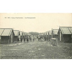 61 MORTAGNE. Les Baraquements du Camp d'instruction avec Militaires 1916