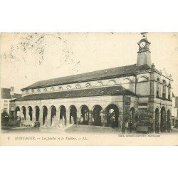 61 MORTAGNE. Les Halles et le Théâtre 1916
