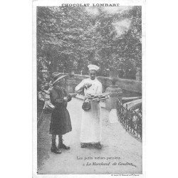 Série les petits Métiers parisiens. Le Marchand de Gaufres. Chocolat Lombard