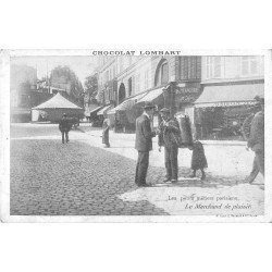 Série les petits Métiers parisiens. Le Marchand de plaisir. Chocolat Lombard