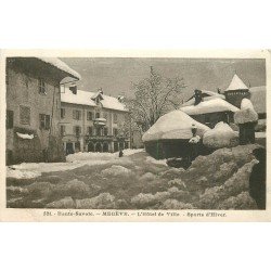 74 MEGEVE. Hôtel de Ville carte postale ancienne