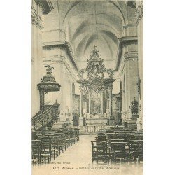 35 RENNES. Intérieur Eglise Saint-Sauveur Chaire et Autel