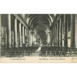 35 RENNES. Intérieur de la Cathédrale avec sa Chaire et son Autel