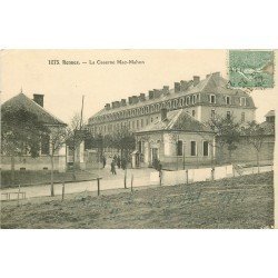 35 RENNES. Caserne Mac-Mahon avec Militaires 1923