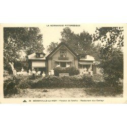 14 BENERVILLE-SUR-MER. Pension de Famille Restaurant Le Canisy 1937