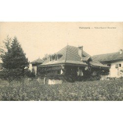 74 TALLOIRES. La Villa d'André Theurieut avec cheval attelage en attente