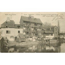 35 RENNES. Château Branlant au Pont Saint-Martin bord de la Vilaine vers 1902