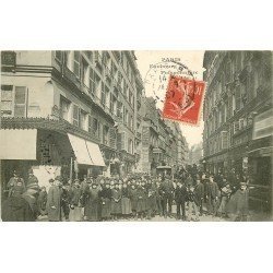 PARIS 09 Faubourg Poissonnière et rue Papillon 1907