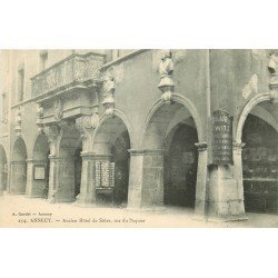 74 ANNECY. Hôtel de Sâles et Commerce de cartes postales rue Paquier