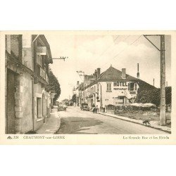 41 CHAUMONT-SUR-LOIRE. Les Hôtels sur la Grande Rue