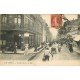 62 BERCK. Attelages ânes devant l'Hôtel Café du Globe rue Carnot 1919