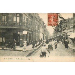 62 BERCK. Attelages ânes devant l'Hôtel Café du Globe rue Carnot 1919