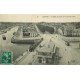 35 RENNES. Le Mail, Canal et Gare avec train vers 1910