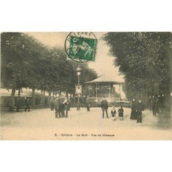 45 ORLEANS. Le Kiosque à musique sur le Mail 1912