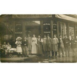 PARIS XVII° Café Fourmentin 163 avenue de Clichy coin rue B. Buffet. rare photo carte postale ancienne