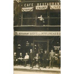 Photo Cpa à identifier. Café Restaurant Vincenti 1910