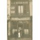 Photo carte postale à identifier. Café Bar Leclerc " A la Maison Rouge " au numéro 6