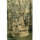 PARIS VIII Statue Guy de Maupassant au Parc de Monceau. Carte postale ancienne toilée 1908