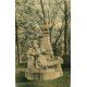 PARIS VIII Statue Guy de Maupassant au Parc de Monceau. Carte postale ancienne toilée 1908