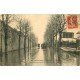 94 MAISONS-ALFORT. Déménagement d'une maison par l'Artillerie rue de la Gare. Inondation 1910