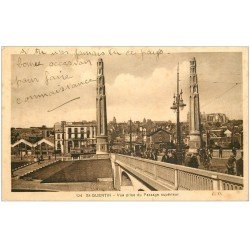 carte postale ancienne 02 SAINT-QUENTIN. Pont et Passage supérieur