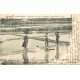44 GUERANDE. Paludiers recueillant le Sel aix Marais Salants carte postale ancienne vers 1900