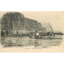 76 DIEPPE. Les Grands Parcs pour Poissons. Métiers de la Mer vers 1900